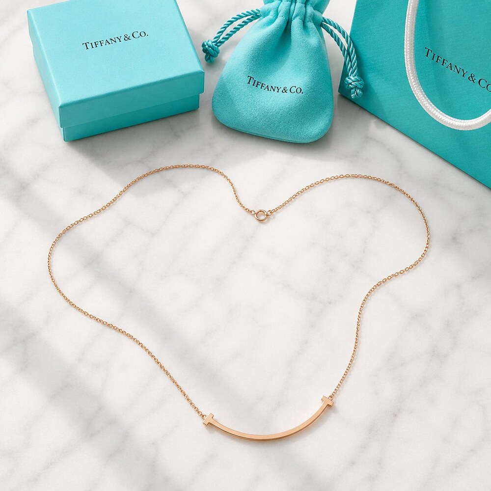 TIFFANY&CO Timeless Necklace Style 3 | New with Box - Picture 6 of 9